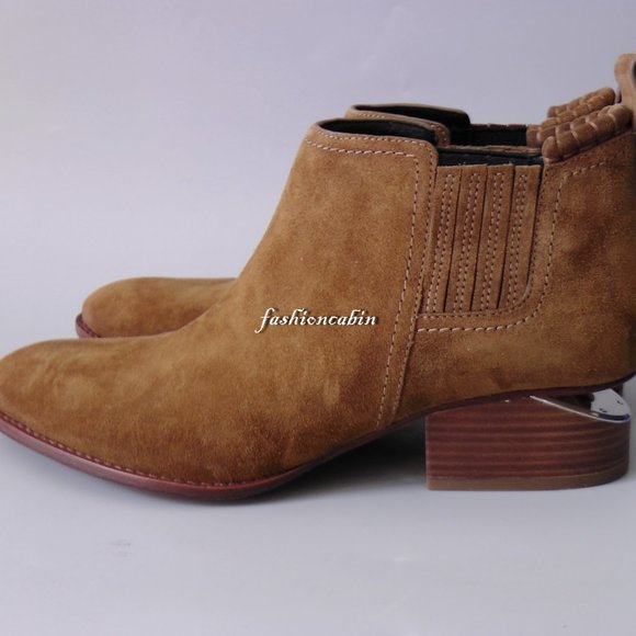 NEW ALEXANDER WANG Kori Suede Bootie - Picture 8 of 13